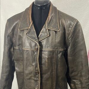 Vintage M. Julian Wilson’s Leather Brown Jacket M